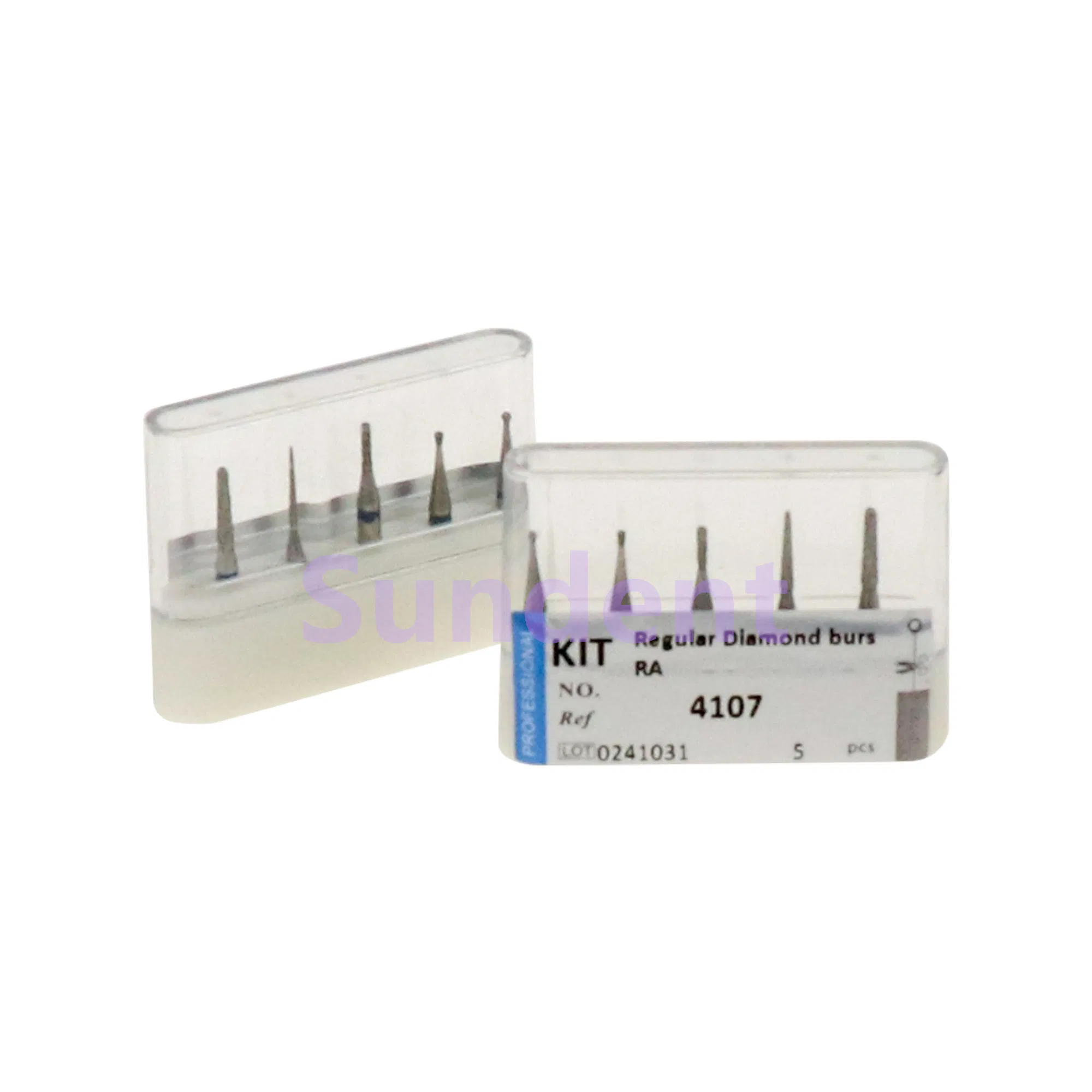Kit de Pulido para Estudiantes Principiantes de Burs de Diamante Ra 4107 Fábrica de Taladros Dentales