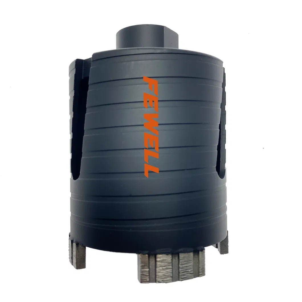 Venta Caliente Segmentos de Diamante Soldados en Frío 68*10*101*M16 Broca de Núcleo para Perforación en Seco de Concreto Reforzado Beton