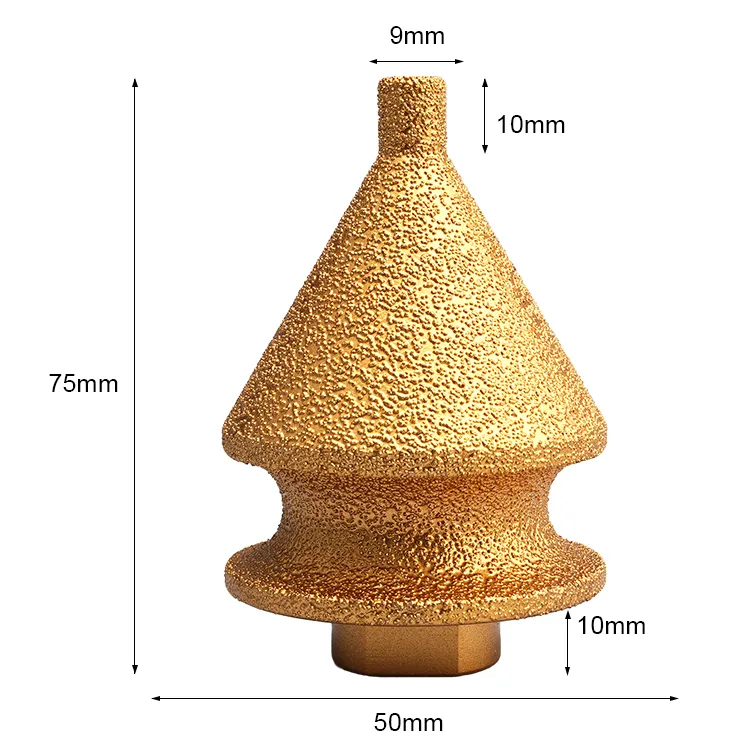 Broca de recorte para amoladora angular, biselado de azulejos de cerámica
