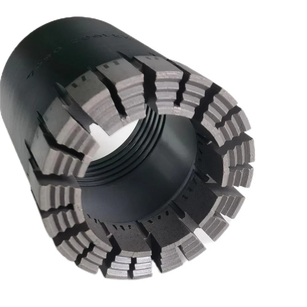 Brocas de núcleo de diamante impregnado Hq Pq Nq para perforación de exploración