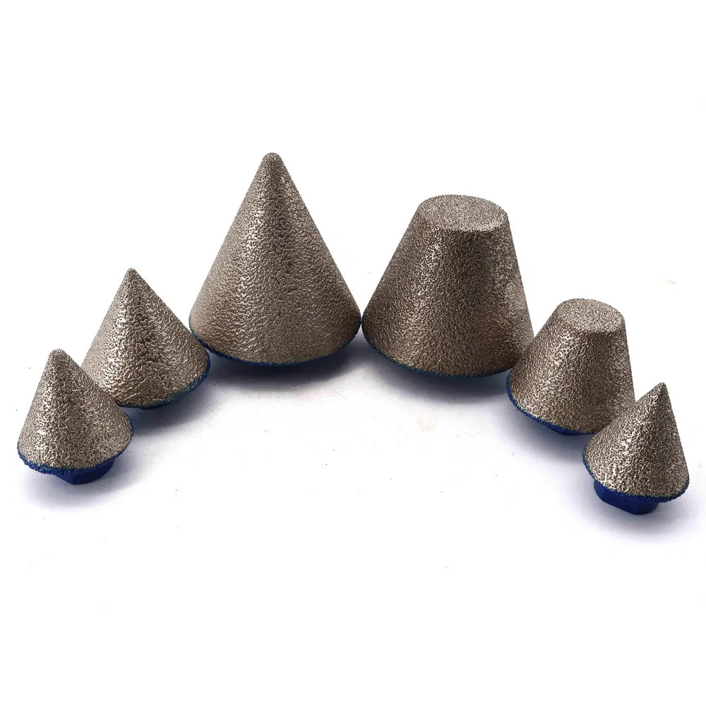 Bit de Diamante para Chaflán de Bevel 2 Pulgadas, Bits de Fresado de Diamante para Granito, Mármol y Azulejos, Ampliación y Pulido