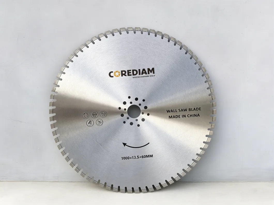 1000mm Disco de Corte de Diamante con Soldadura Láser para Corte de Concreto Reforzado