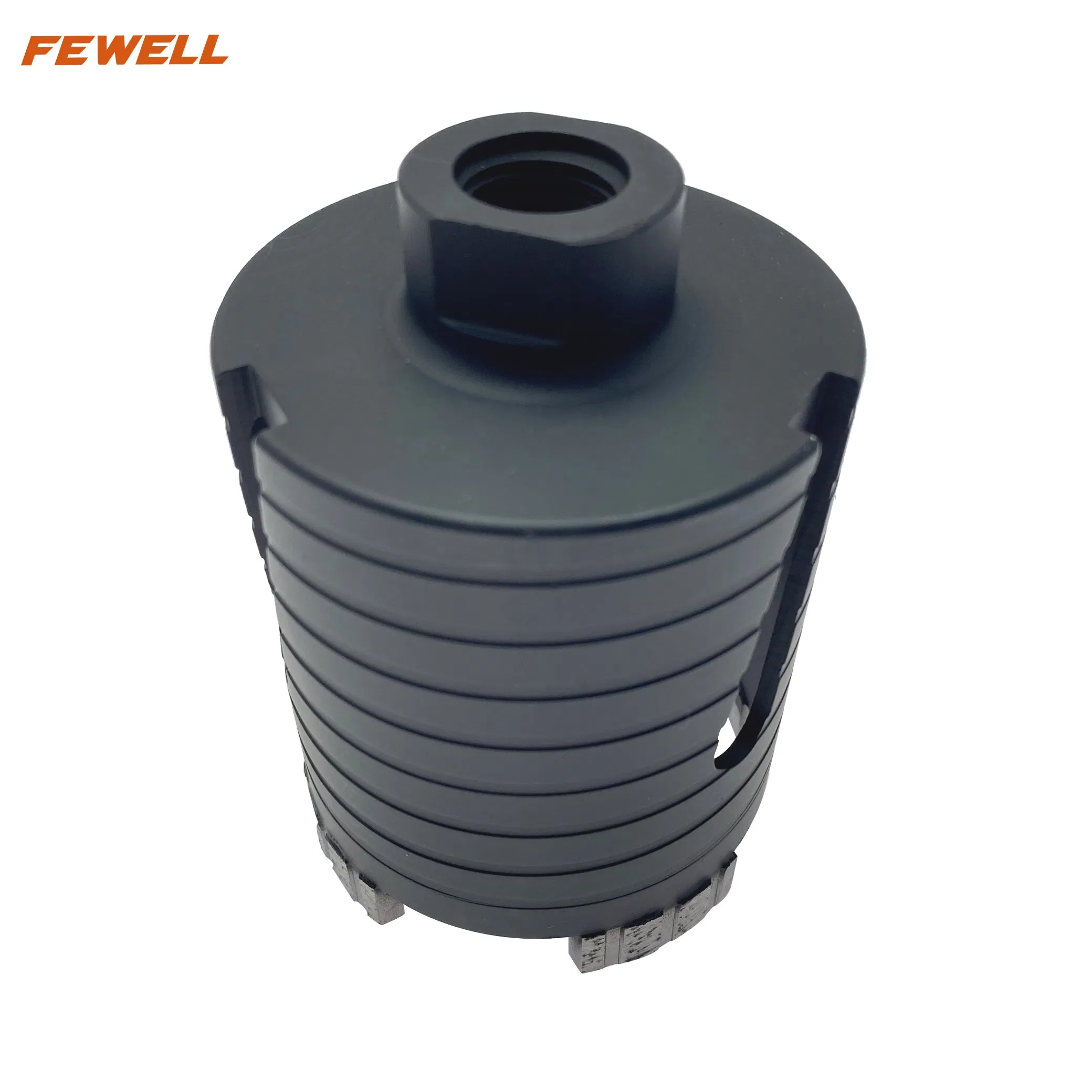 Venta Caliente Segmentos de Diamante Soldados en Frío 68*10*101*M16 Broca de Núcleo para Perforación en Seco de Concreto Reforzado Beton