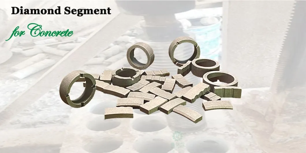 Segmentos de diamante para perforación de hormigón