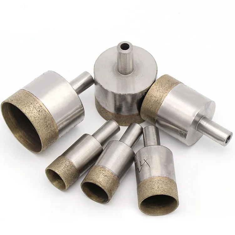 4-86mm Broca de diamante de núcleo para azulejos de vidrio cerámico sinterizado con vástago recto