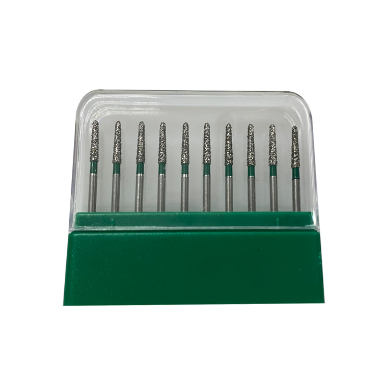 Kit de pulido dental médico con pieza de mano de alta velocidad y fresas de diamante de carburo