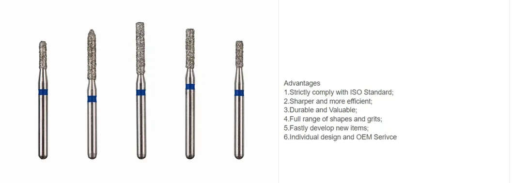 Fresas dentales de diamante de alta calidad para dentistas TF-14/172-023m/847-023m