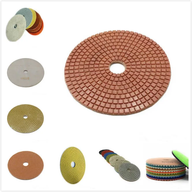 7-Inch Polvo de diamante de resina para pulido de suelos