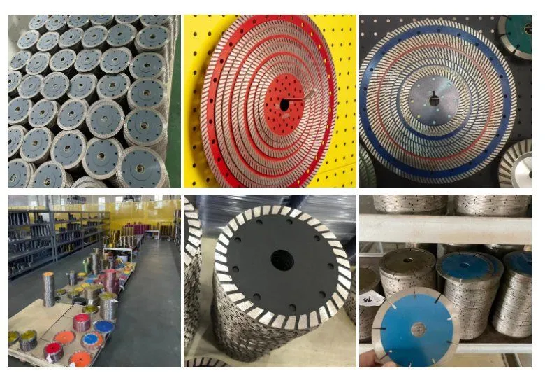 Herramientas profesionales de diamante fino Hoja de sierra circular para granito de mármol Corte de porcelana de azulejos