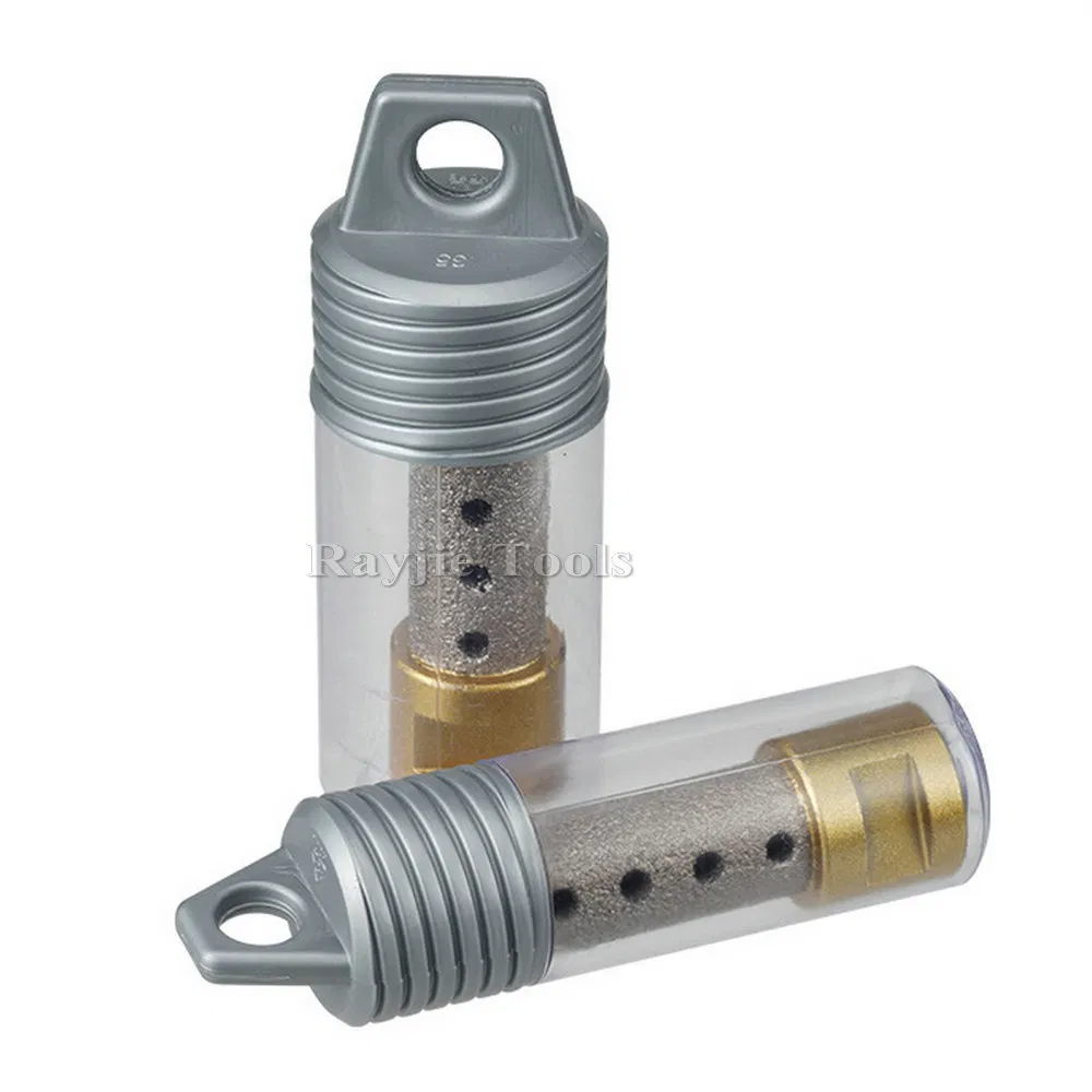 10-50mm Brocas de Fresado de Diamante Brazado al Vacío para Recortar y Ampliar Azulejos de Piedra