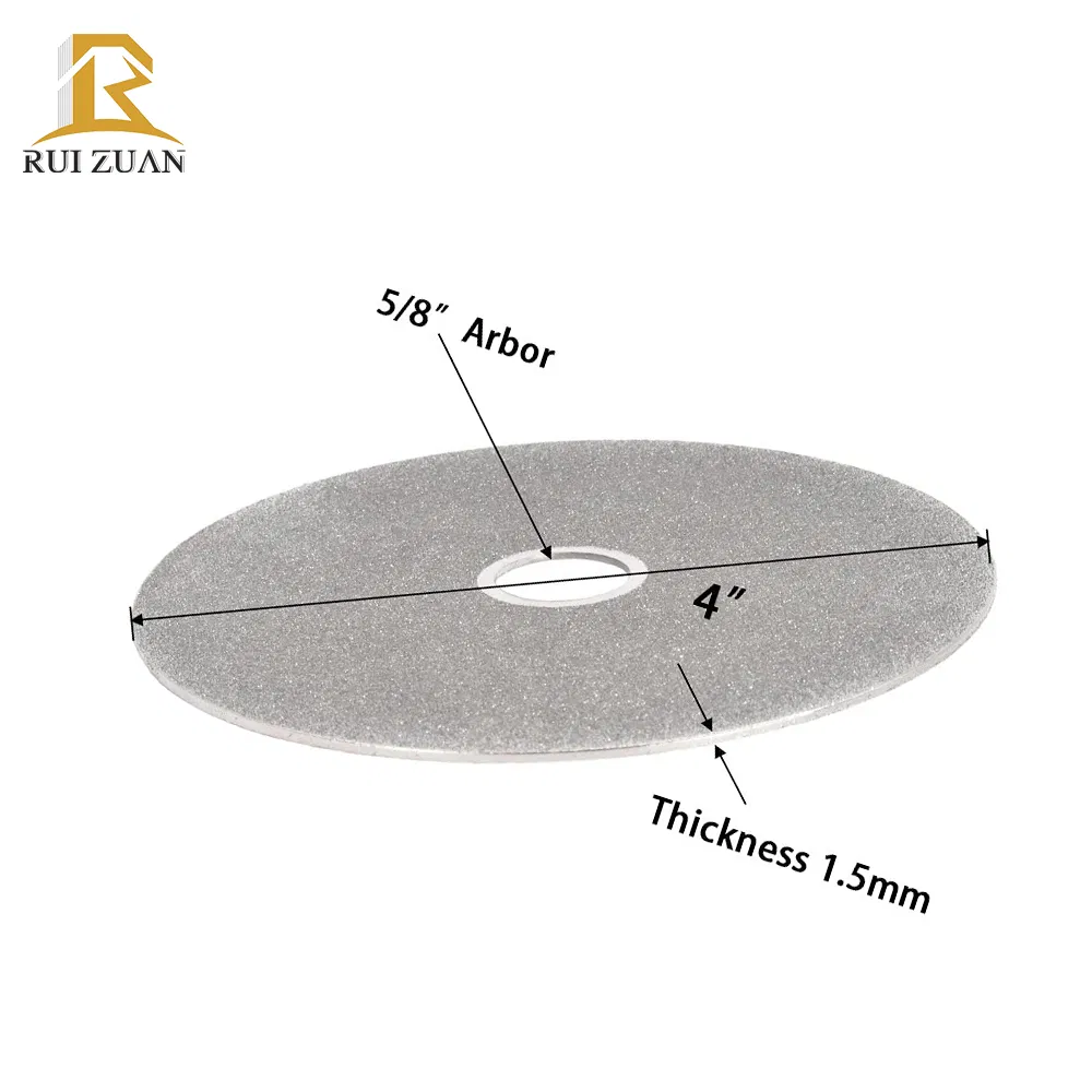Disco de corte de electrochapado, rueda de molienda de diamante para metal, gema, vidrio, piedra, mármol