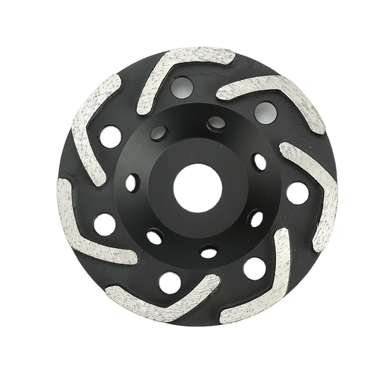 Rueda de copa de diamante para pulir concreto, piedra y granito