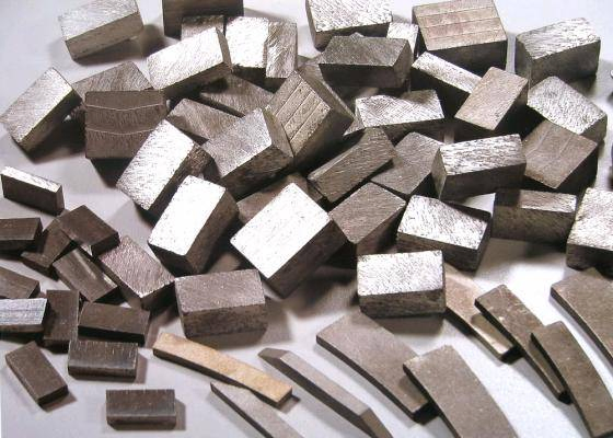 Segmento de perforación de diamante tipo corona para piedra