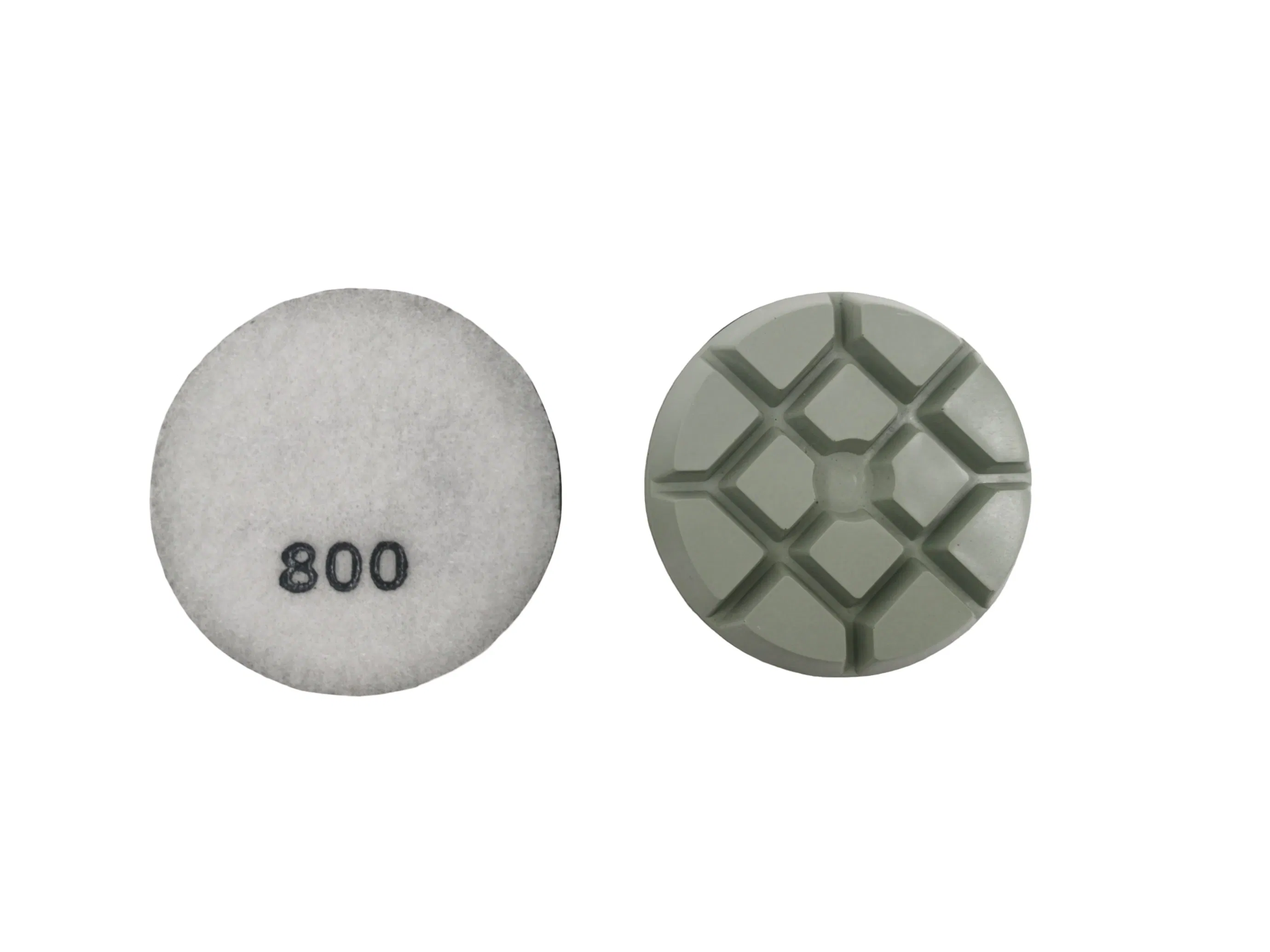 3inch Almohadillas de pulido de diamante de concreto duradero, almohadillas de pulido de resina para piso en seco