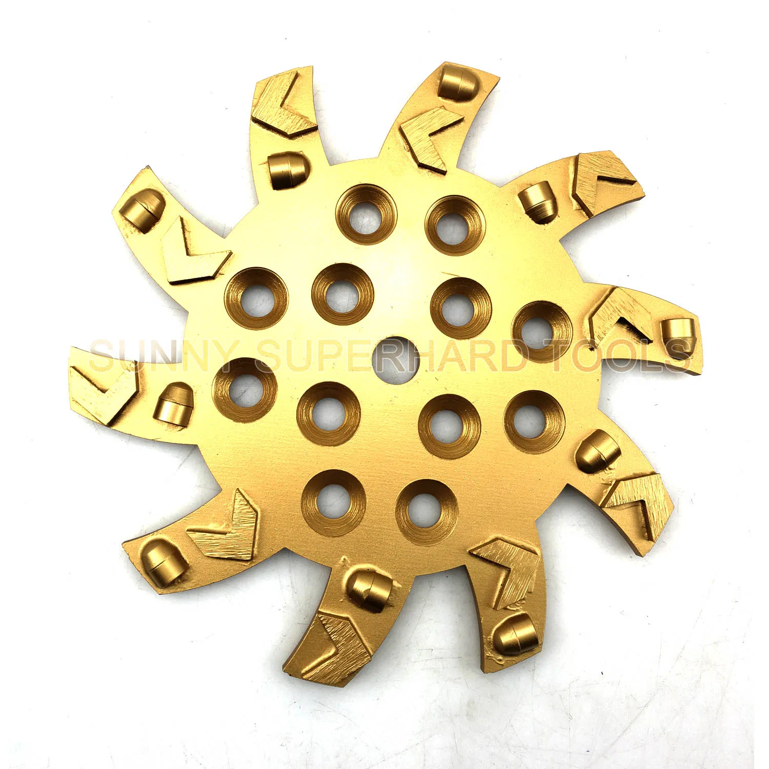 250mm Disco de molienda de diamante en forma de flecha para concreto