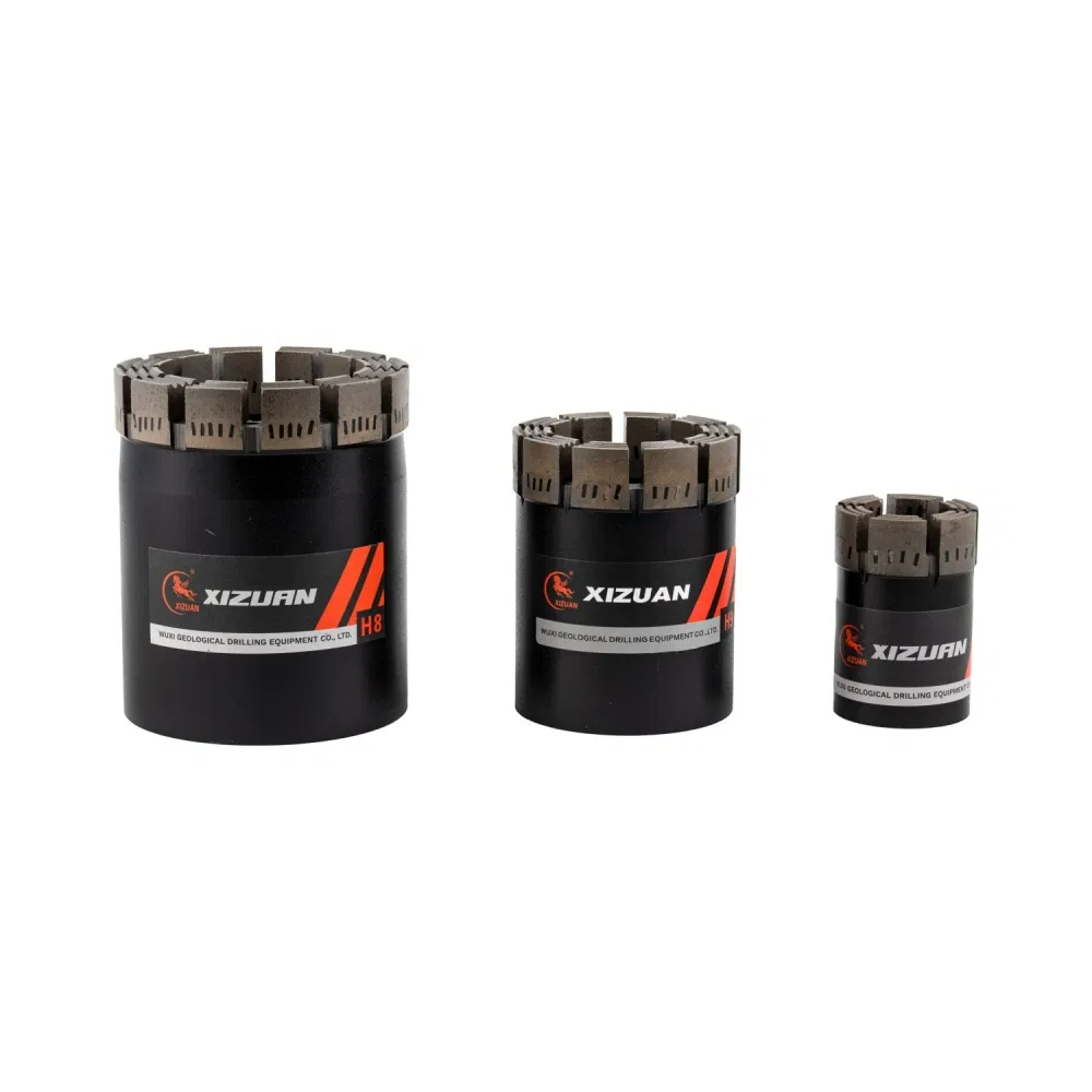 Aq Bq Nq Hq Pq Minería Exploración Herramienta de Hardware Broca de Agujero Alta Dureza Herramienta de Poder Bits de Núcleo de Diamante Impregnados