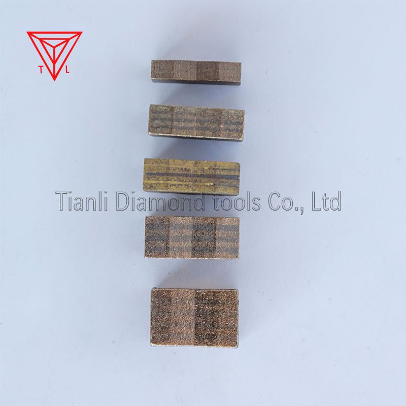 Mejor Calidad Multi Hoja de Corte Segmento Cortador de Diamante Segmento de Diamante para Granito Mármol Arenisca