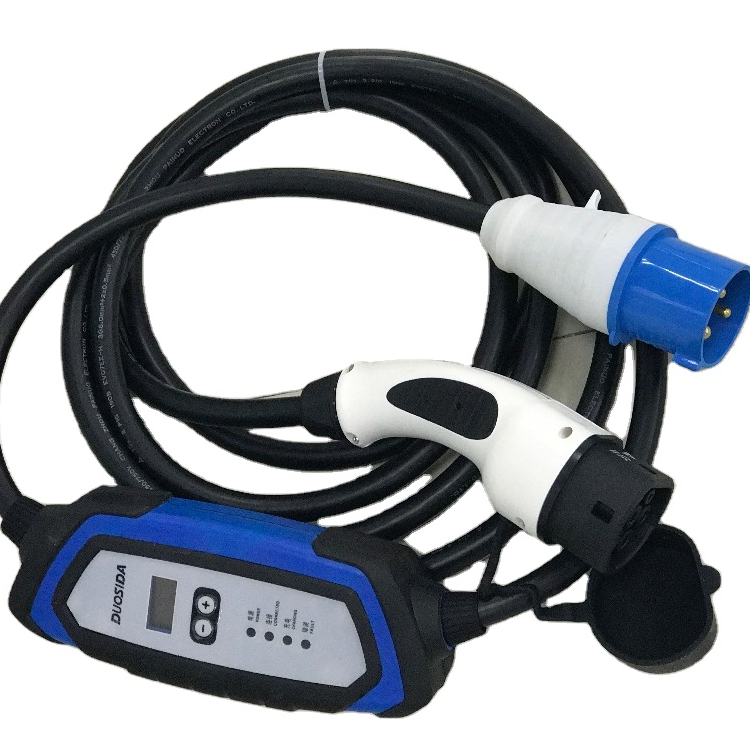 Duosida Mode2 Type2 Electric Vehicle EV Charging Connector Cable
