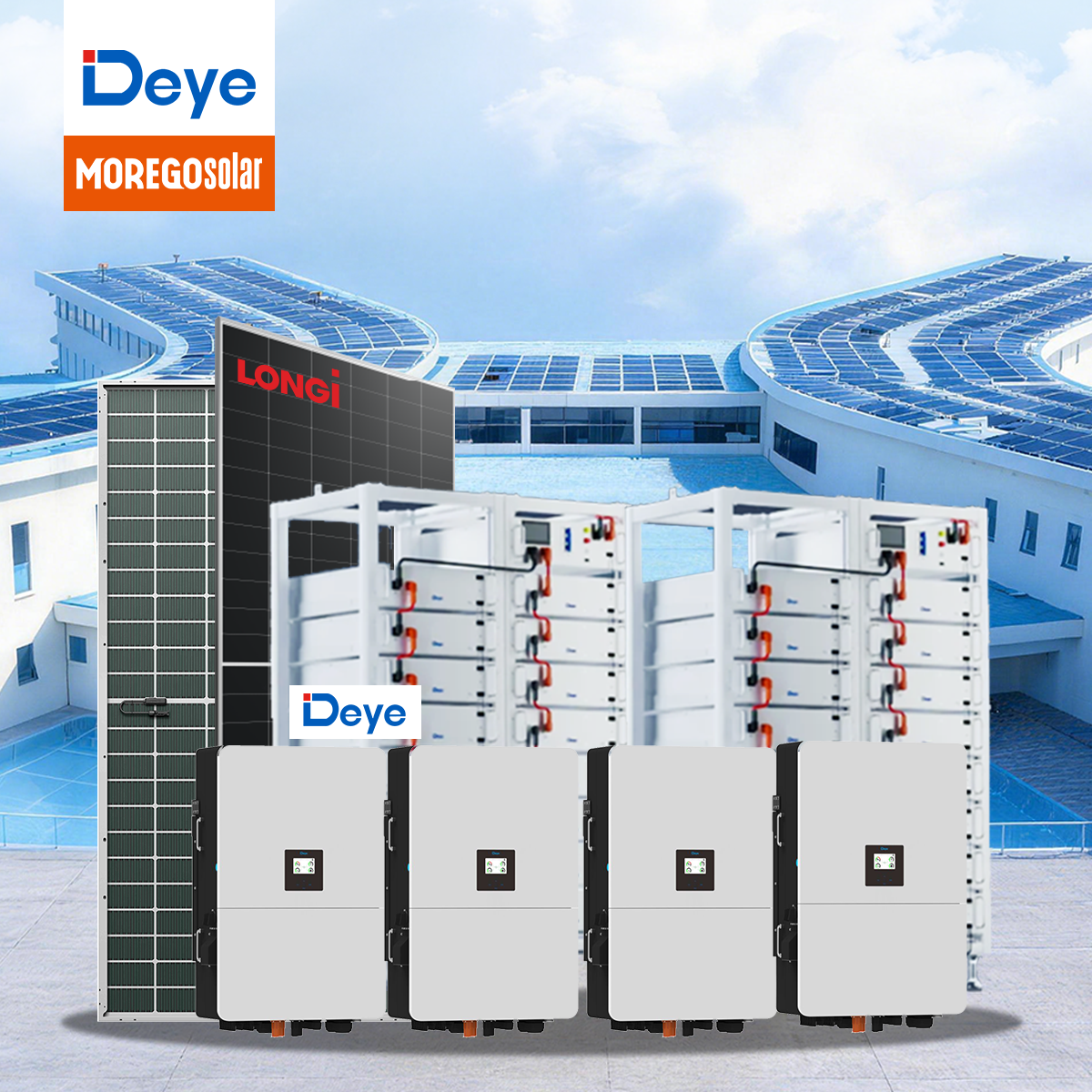 Deye WS-L4300 4.34MWh Utility Scale Liquid Cooling Energy Storage System IP55 C4 Containerized ESS Authorized Distributor