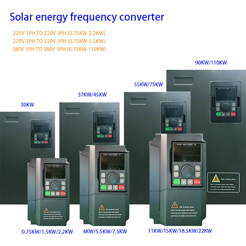 XLY710 11KW 15KW 18.5KW 22KW DC To AC Off Grid Solar Pump Inverter Vector Control VFD AC Drive With CE Certificate