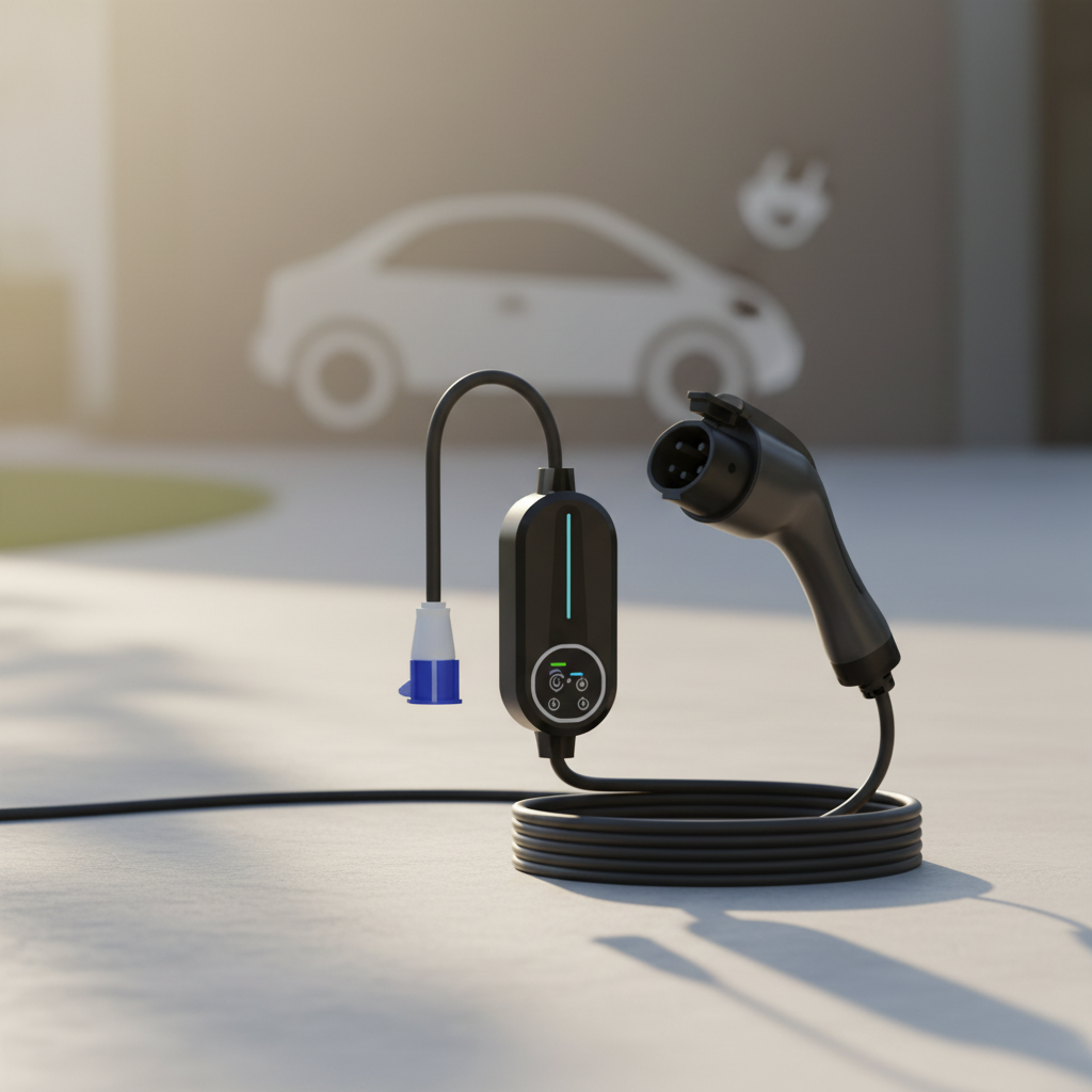 High Quality 7kW US Standard EV Charger 32A 5M Cord With LED Display Car Charger For Home