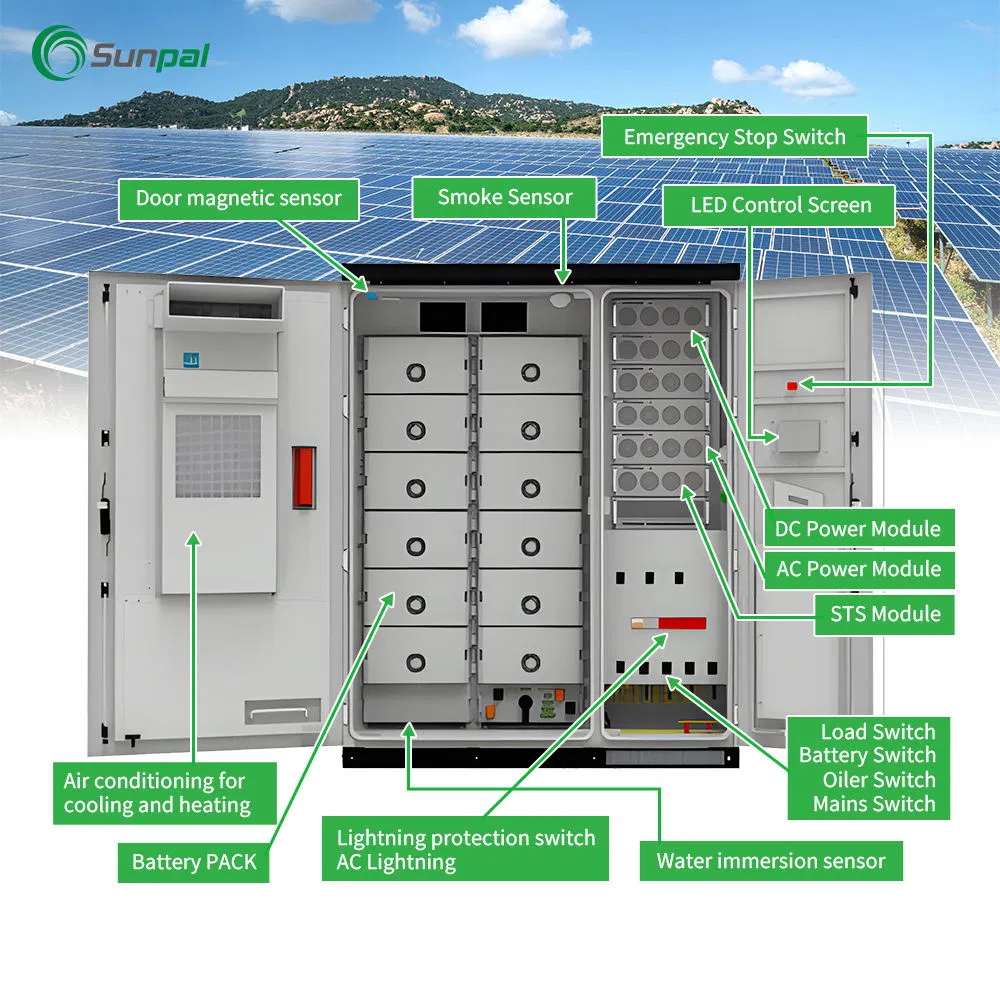 Solar Power Bank Hybrid Diesel Generator and Storage Integration System 241kwh All-in-One Battery Energy Storage Container