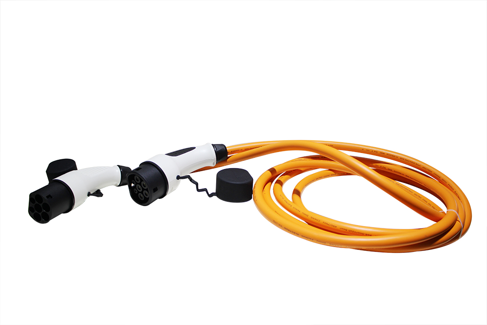Duosida Level 3 Mode 3 Type1 To Type2 EV Power Charging Connector Cable