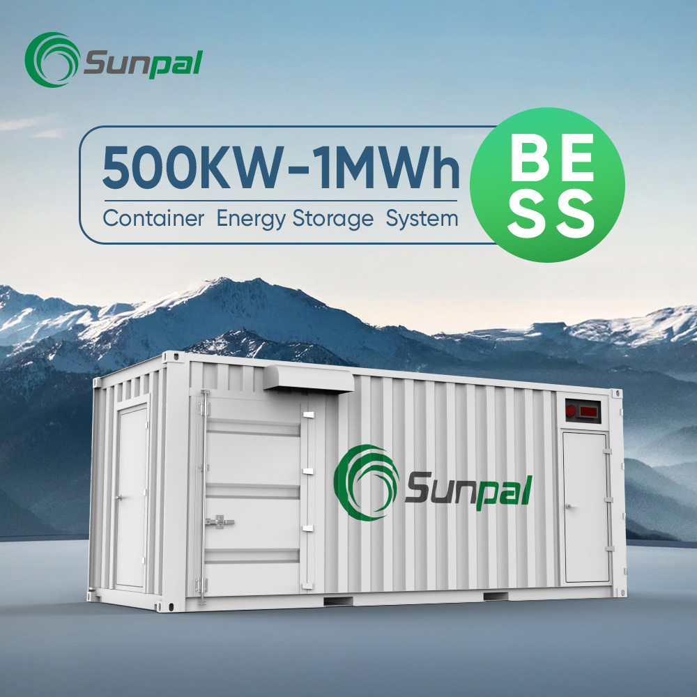 Sunpal BESS Solar Storage Container 1 MWh 2MWh 1000KWh Solar Lithium Battery Pack