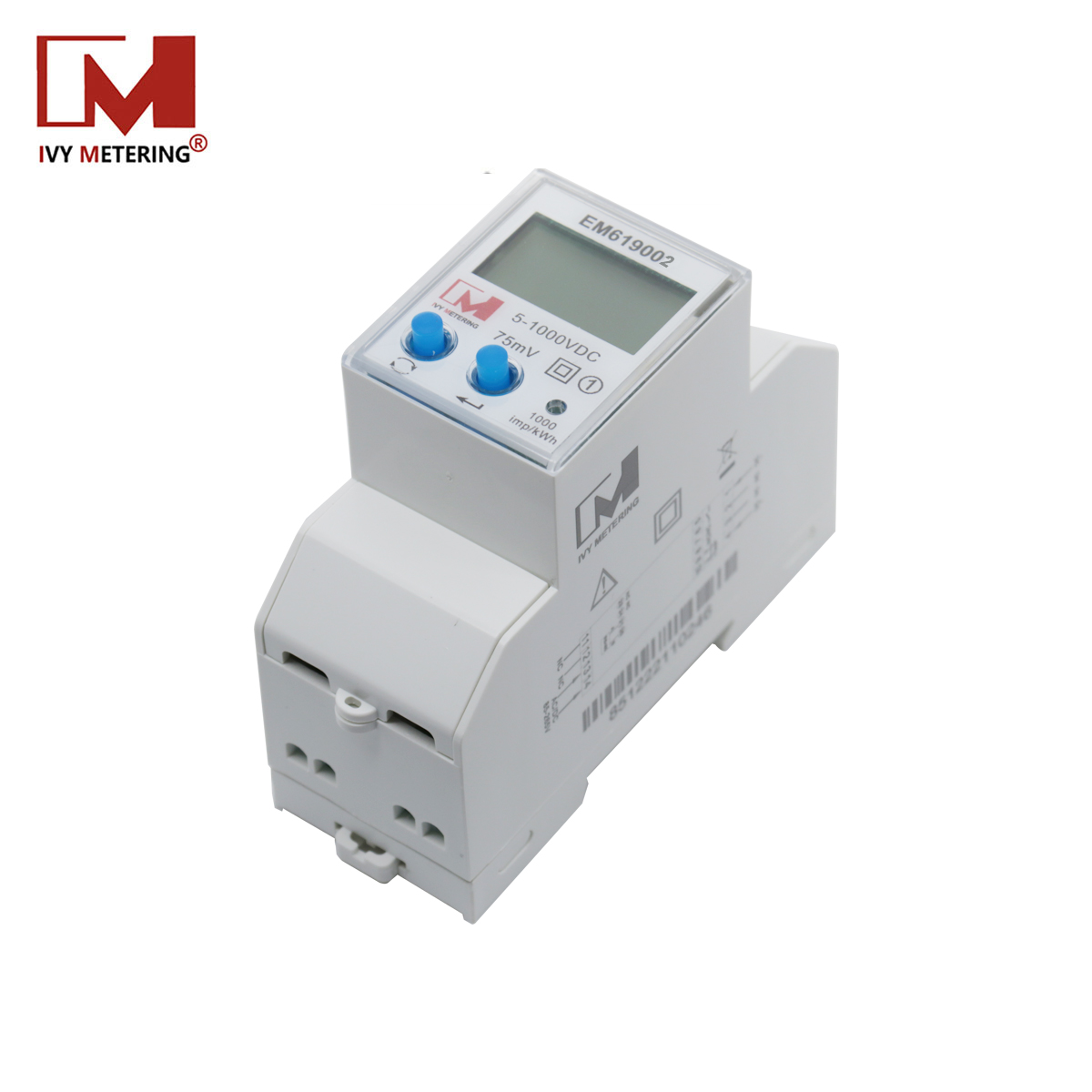 200A 5-1000V EV Charging Solar Voltage Current Monitor Bidirectional DC Energy Meter With RS485
