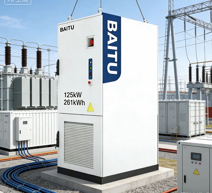 BAITU ESC-R125-261 CATL Stock Europe 125KW 261KWH Hybrid Grid Microgrid Backup Power Supply Liquid Cooling LiFePO4 Technology