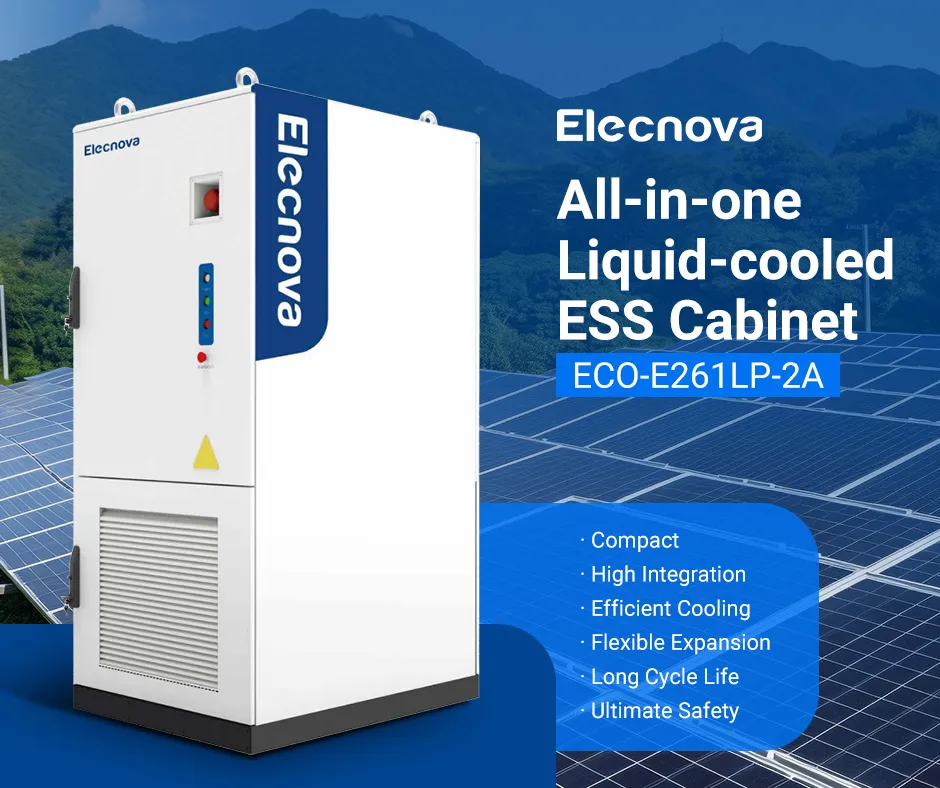 Renewable Energy Integration on-Grid EMS Solar Power 125kw 261kwh Battery Storage Solution