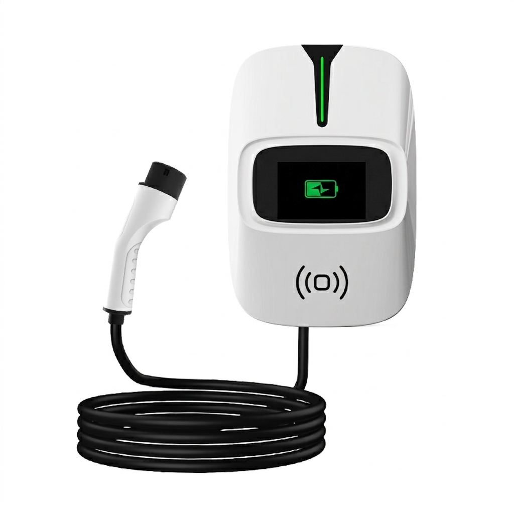 11kW AC Paredes Colgadas EV Charger 48A Multi-Length Cable (5/7.6/10M) For Home Emergency Charging