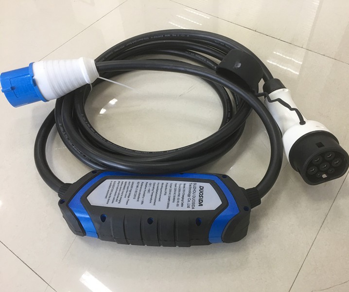Duosida Mode2 Type2 Electric Vehicle EV Charging Connector Cable