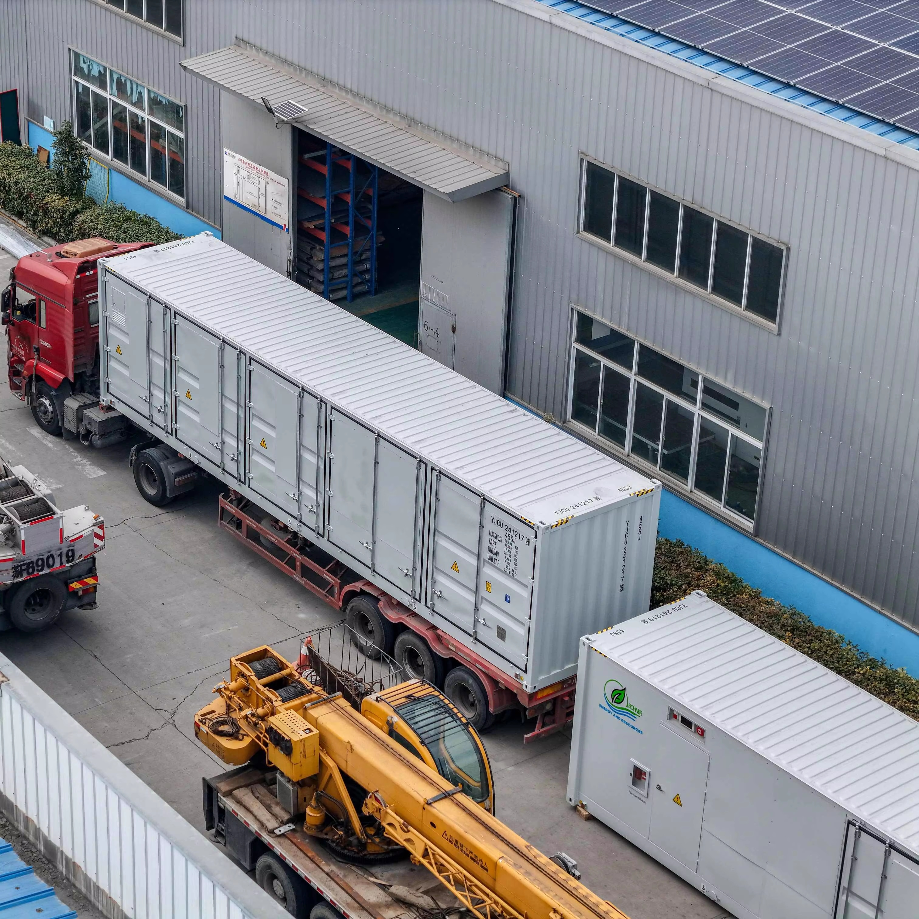 HJ 6mwh 4mwh Bess 40ft Battery Container 1 Mwh Battery Storage Air Cooling Bess Container Battery Storage Container