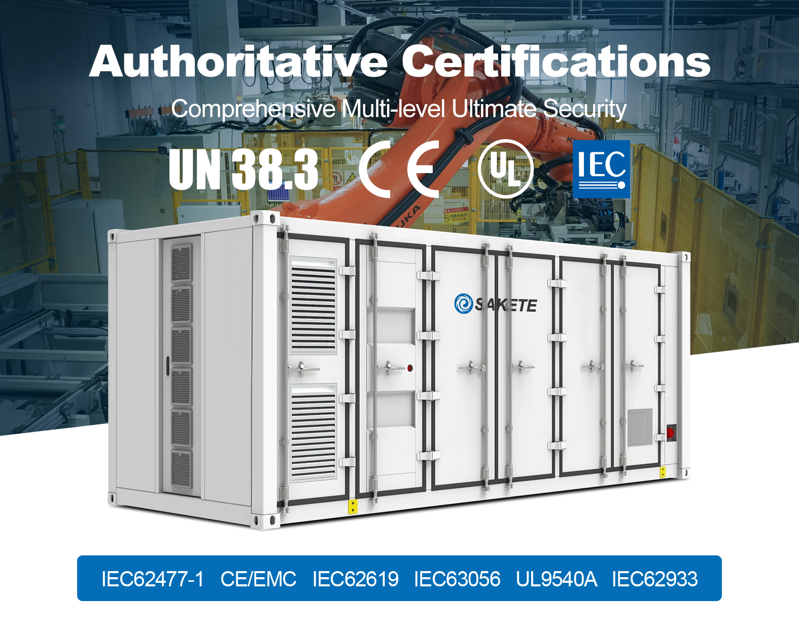 SKTESS2170-1000K Certifications