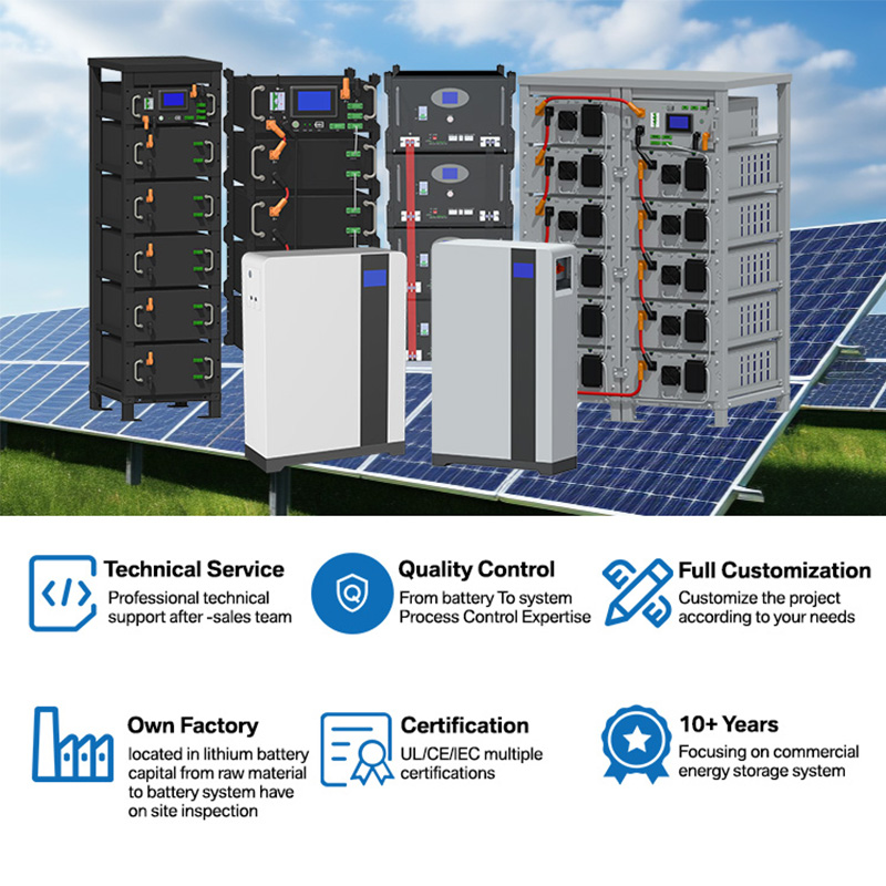 15KWH High-Capacity Solar Storage 12KW Home System Weatherproof &ge;13 Wind Grade IP54 Protection