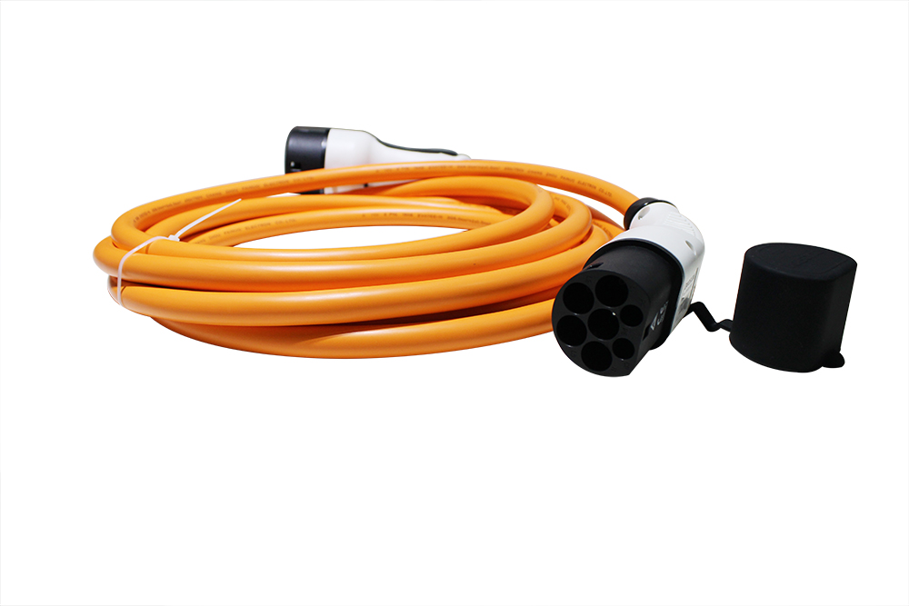 Duosida Level 3 Mode 3 Type1 To Type2 EV Power Charging Connector Cable