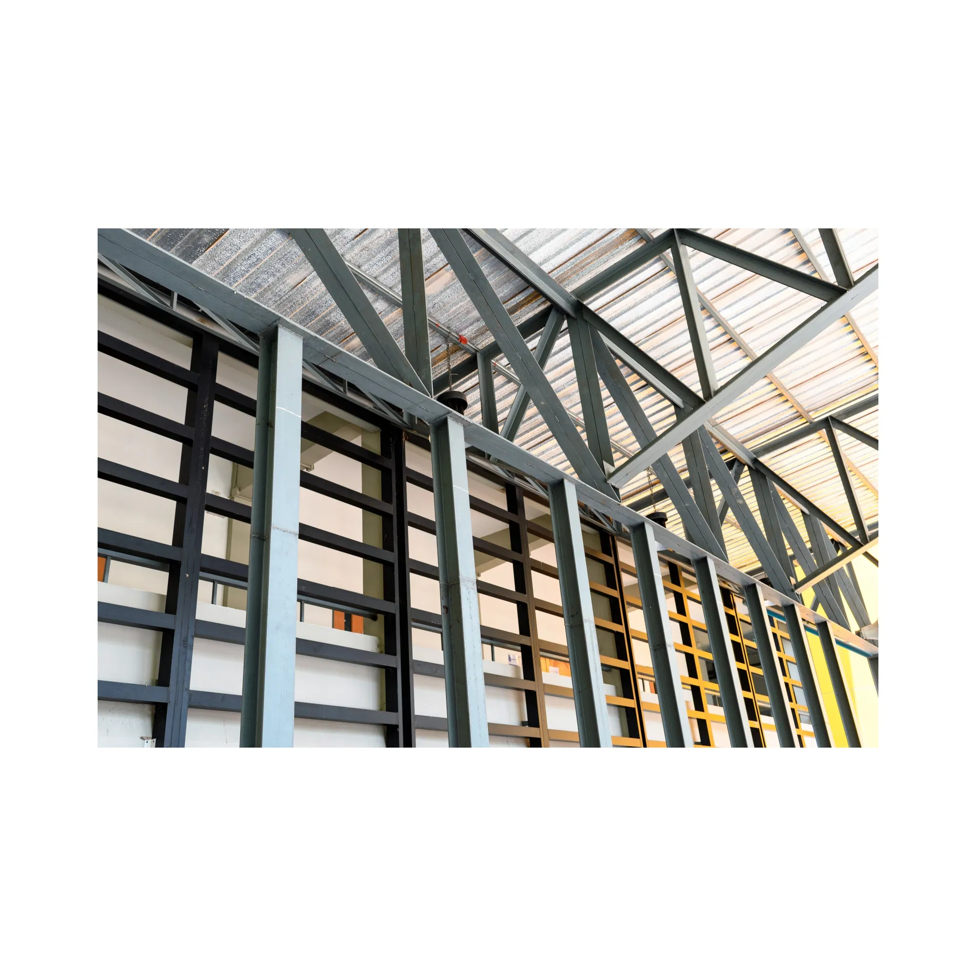 Fast Installation Prefab Steel Industrial Workshop Buildings Light Weight Metal Cold Storage