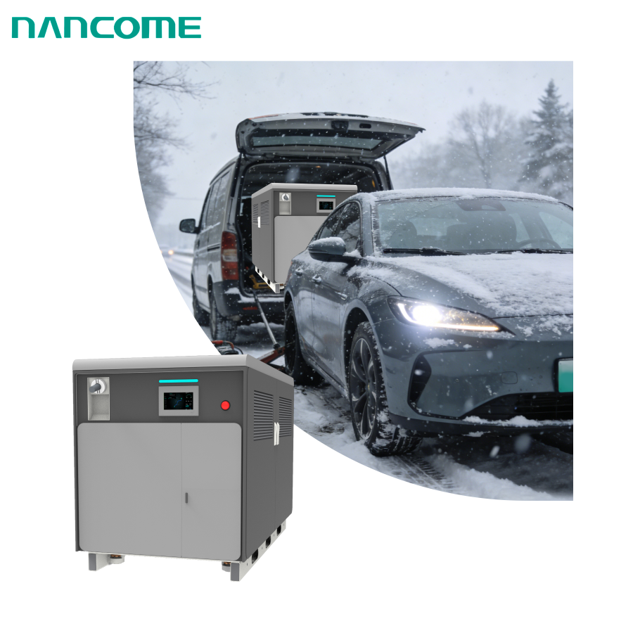 NANCOME DC EV Charger with 100kWh LiFePO4 Battery Energy Storage for Emergency EV Charging