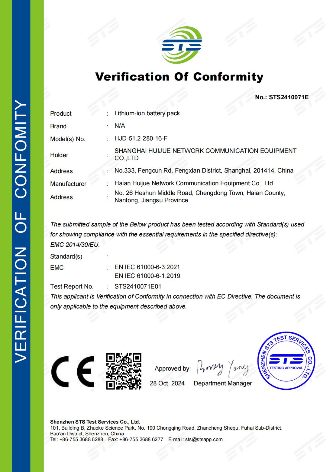Certification UL
