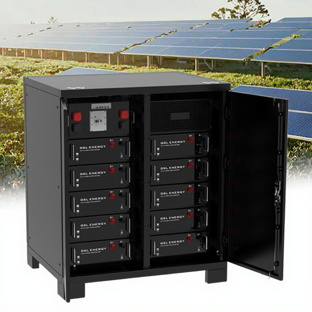 GSL ENERGY Outdoor Peak Shaving BESS Industrial Solar 80kwh Battery Energy Storage System 215kWh LiFePO4 Batteries 100kW PCS