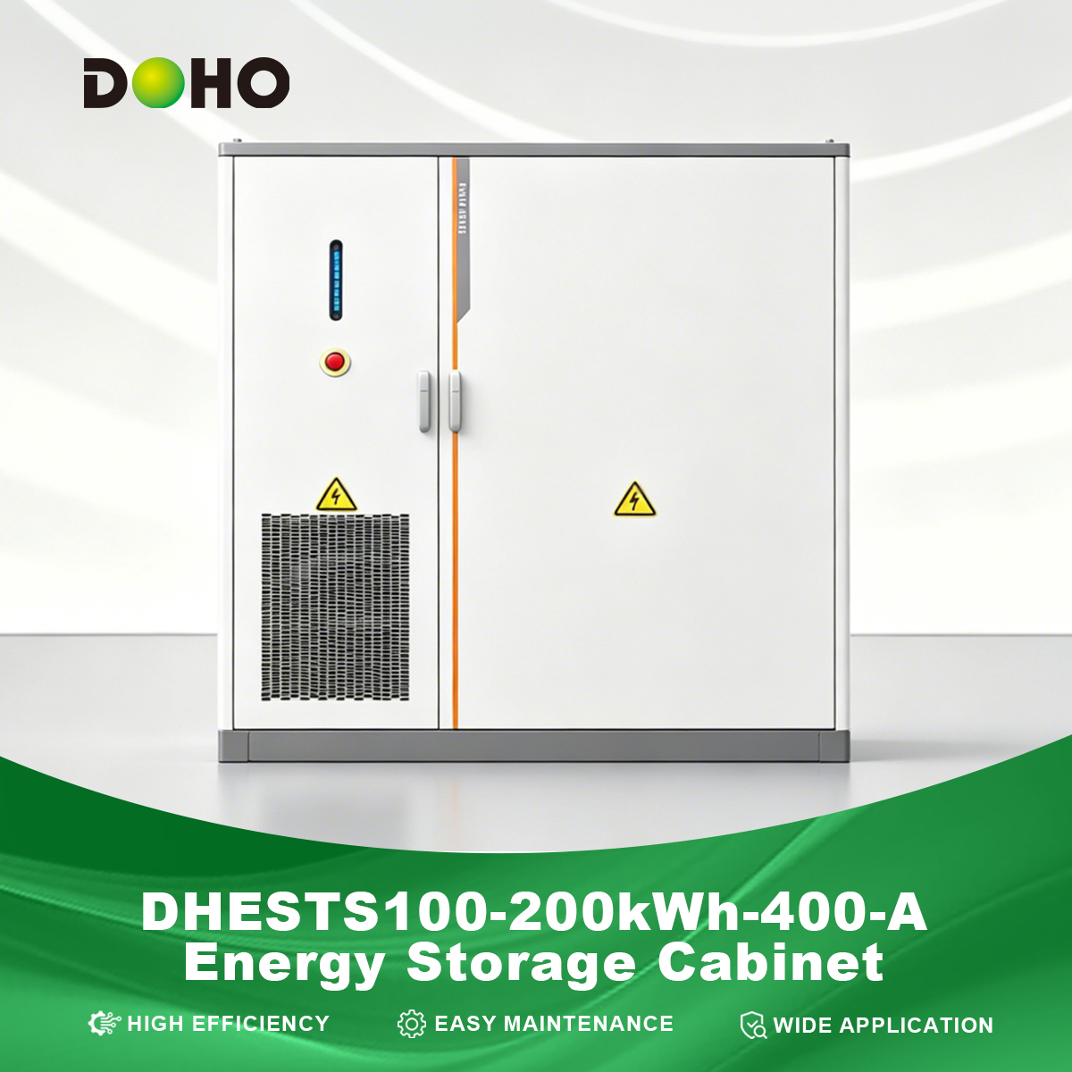 DOHO DHESTS100-200kWh-400-A 100kW/200kWh Hybrid ESS IP54 Smart Air-Cooled Lithium Ion Battery Storage on Grid off Grid