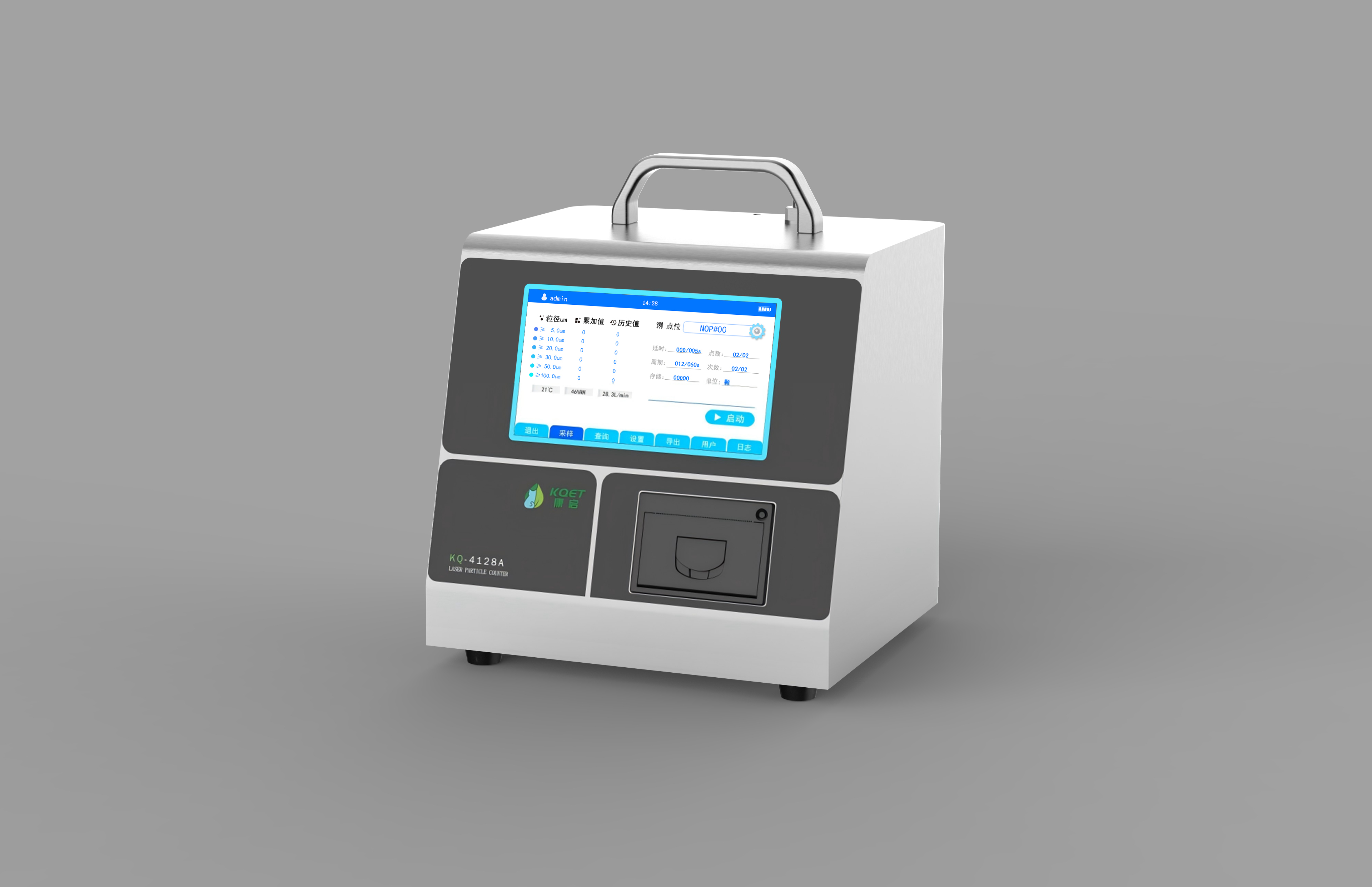 Durable Large-Particle Indoor Air Quality Monitor For Environmental Protection Air Analysis Detecting HCHO &amp; CO LED Display