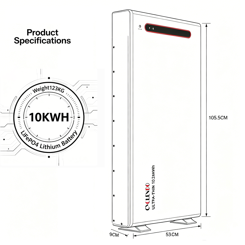 15kWh Peak Shaving Battery LiFePO4 Time-of-Use Load Shifting Energy Storage 48V 280Ah for Home Solar System