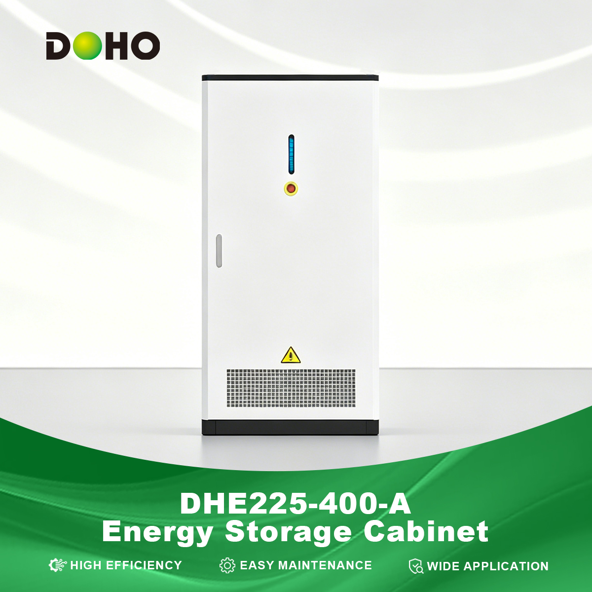 DOHO DHE225-400-A 50kW/100kWh Lithium Ion Hybrid Energy Storage Cabinet IP54-Rated Smart Air-Cooled LFP Battery On/Off-Grid