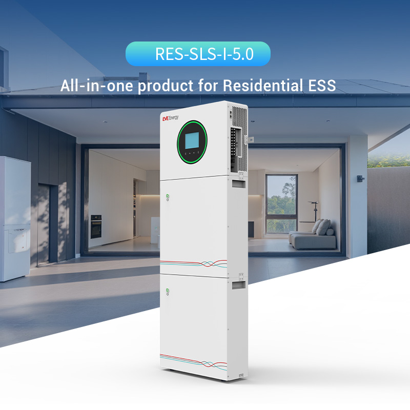 Eve 5.12kwh All-in-One Product for Residential Ess Solar Energy Storage Home Energy Storage System