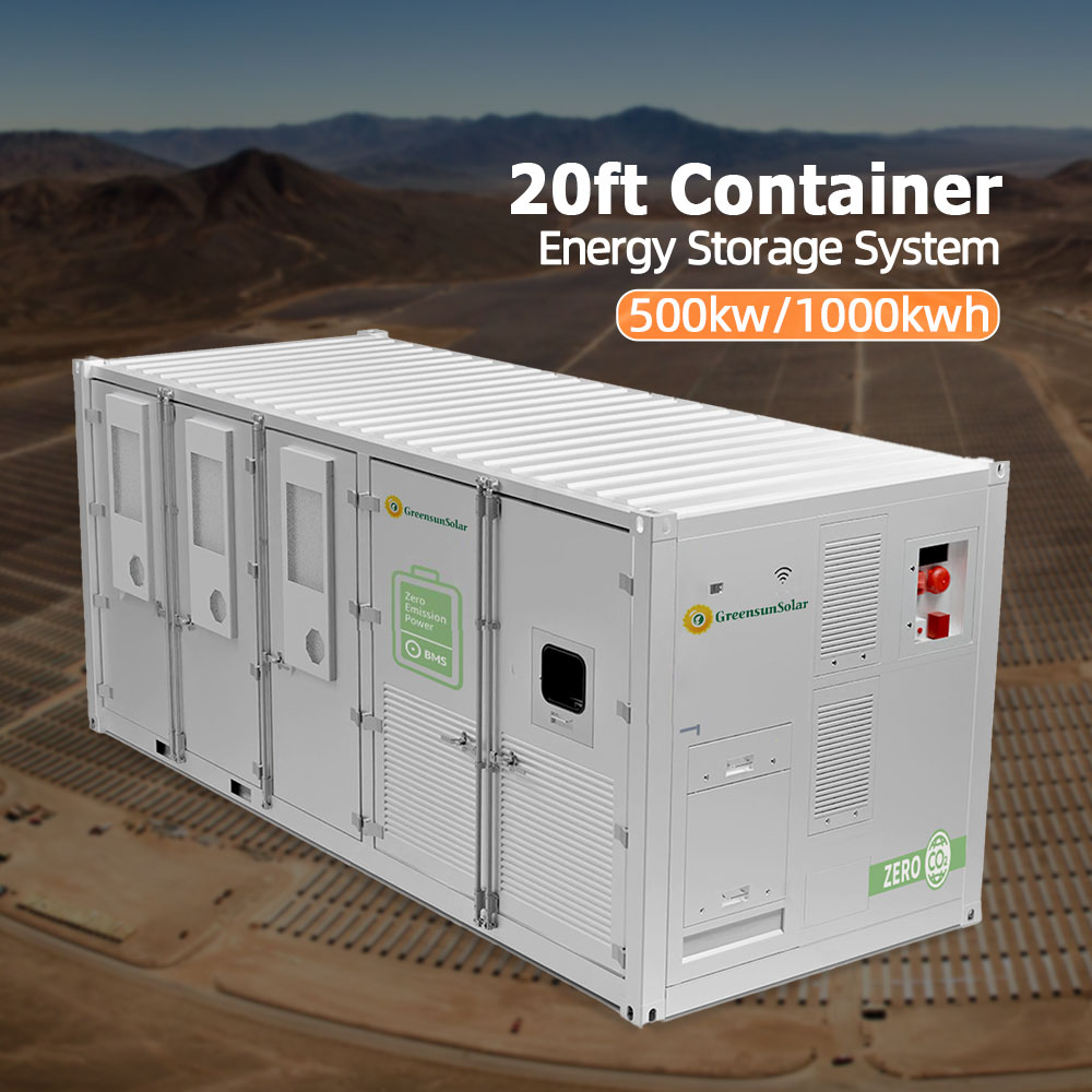 Bess All in One High Voltage Battery 500Kw 1Mwh 2Mwh Commercial Energy Storage Container 8000 Cycles