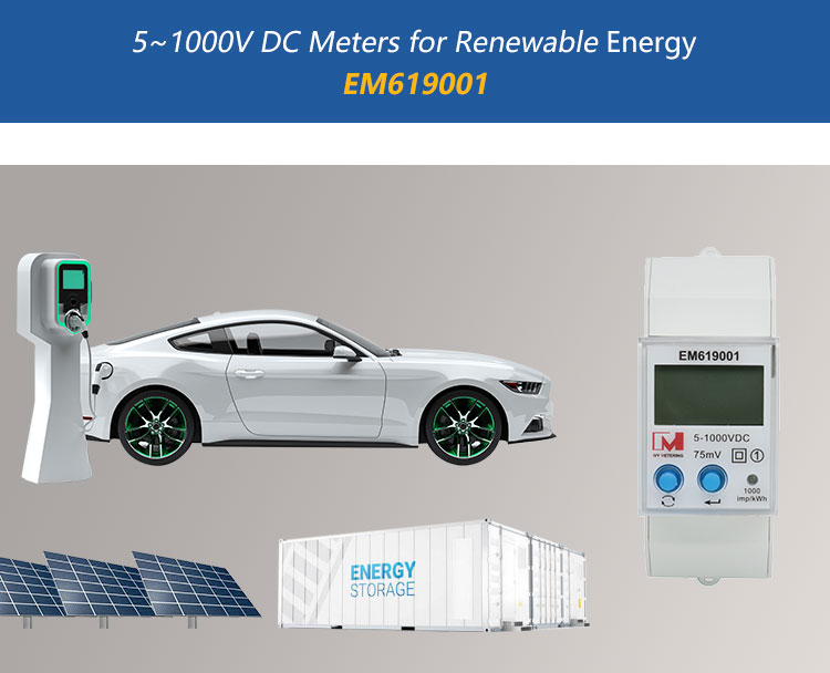 Din Rail DC Energy Meter