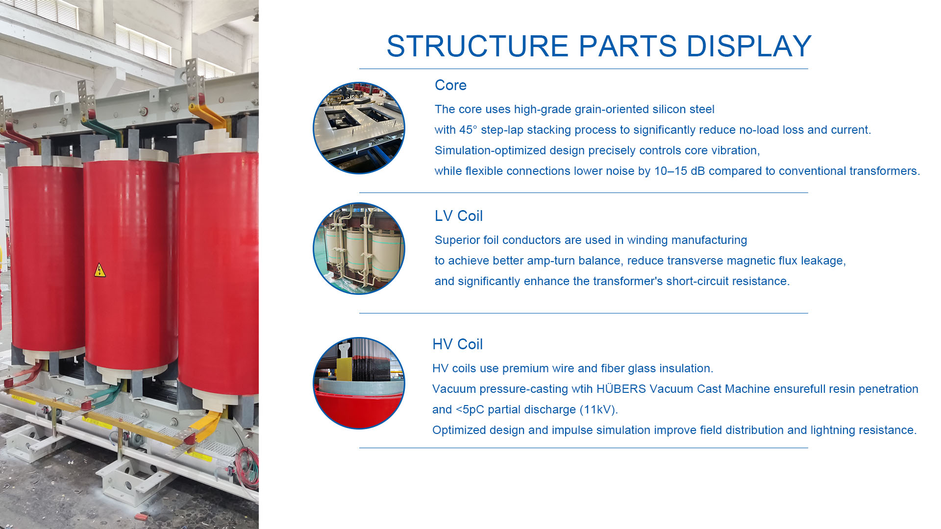 Cast Resin Dry Type Transformer Performance