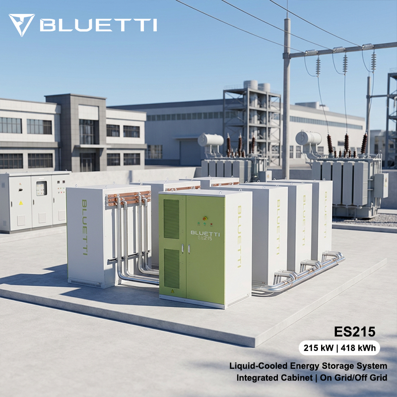 BLUETTI Factory Scalable BESS Cabinet 215kw 418kwh Container Outdoor Energy Storage Systems With CE
